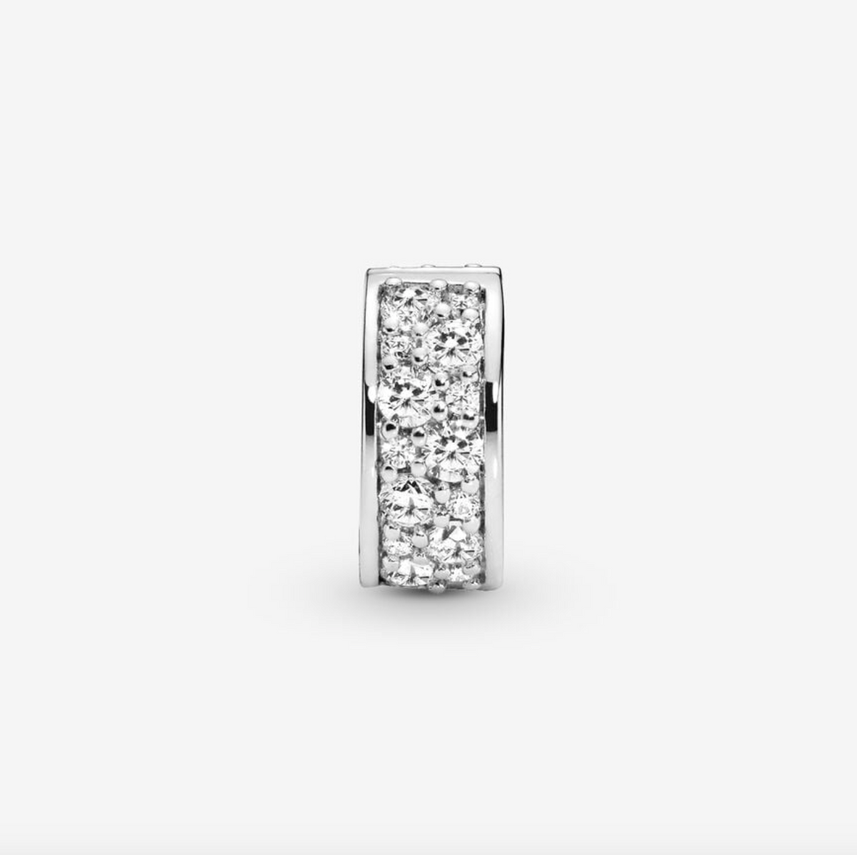 PANDORA Clear Pave Clip Charm ブレスレットチャーム 791817CZ Clear Pavé Clip Charm 791817CZ - Sabina