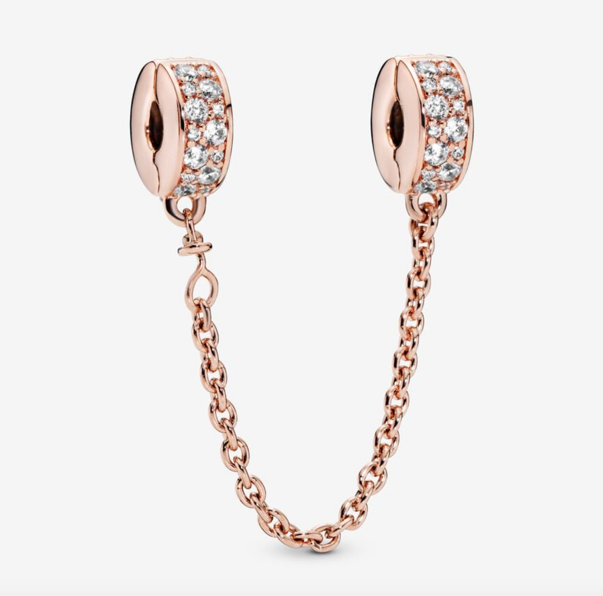 Clear Pavé Safety Chain Clip Charm – Nini's Treasures