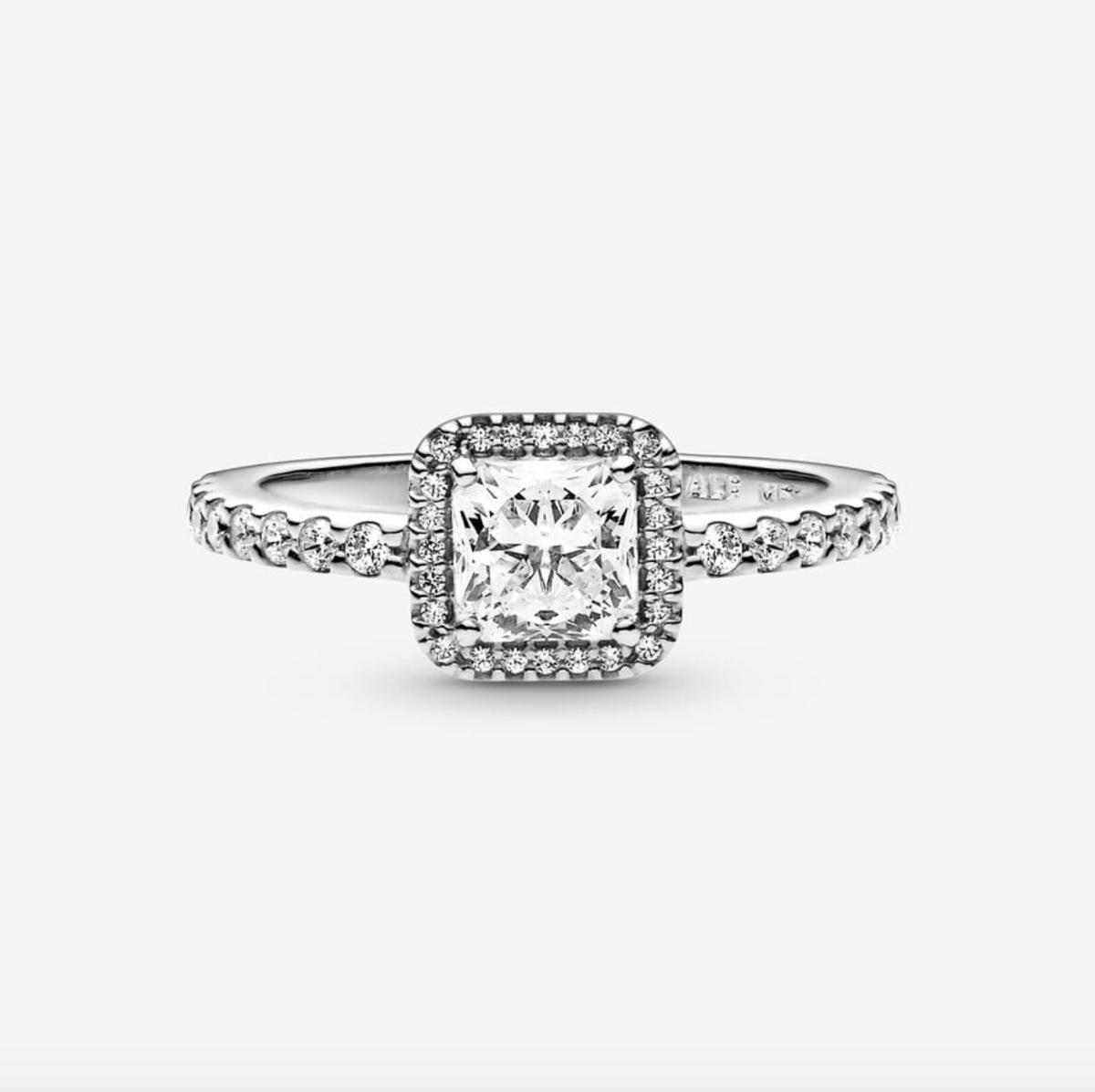 Square Sparkle Halo Ring – Nini's Treasures