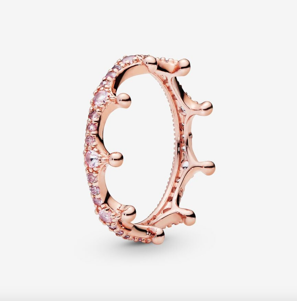Pink Sparkling Crown Ring – Nini's Treasures