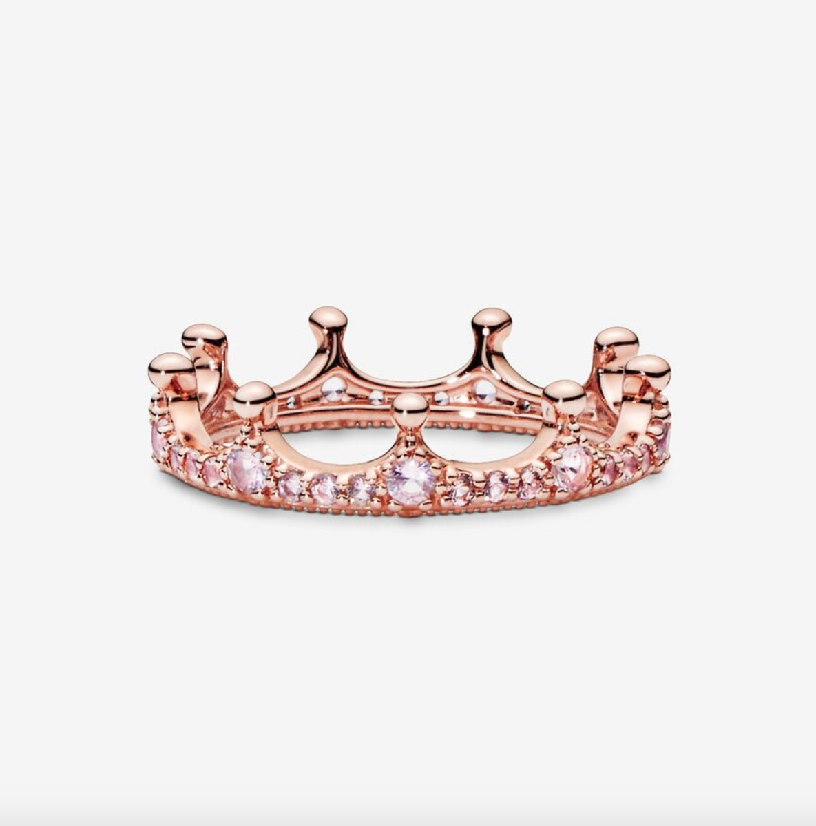 Pink Sparkling Crown Ring – Nini's Treasures