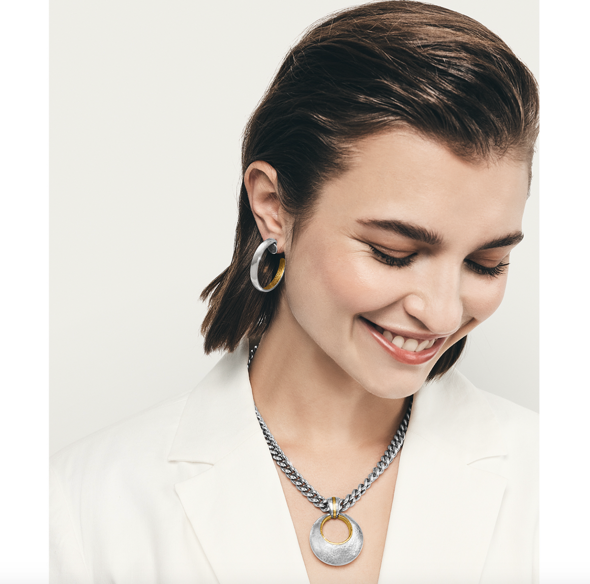 Brighton Ferrara Entrata Medium Hoop Earrings main image 1