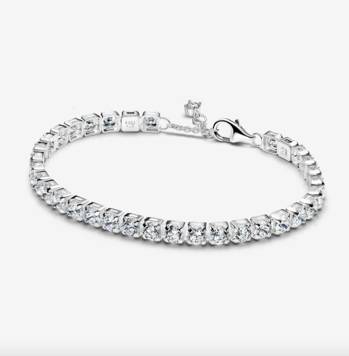 【HYERES LOR】23SS★ Essence Sl Tennis W Bezel 3.0 Bracelet HYERES LOR] Essence Silver Tennis (W) Bezel 3.0 Bracelet