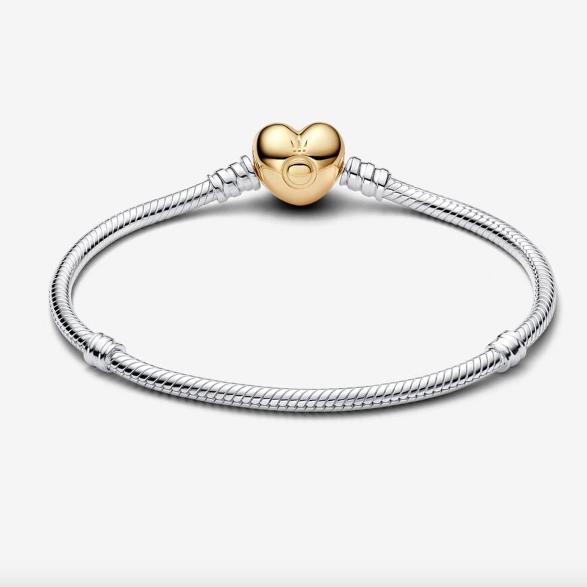 Pandora Moments Heart Clasp Snake Chain Bracelet – Nini's Treasures