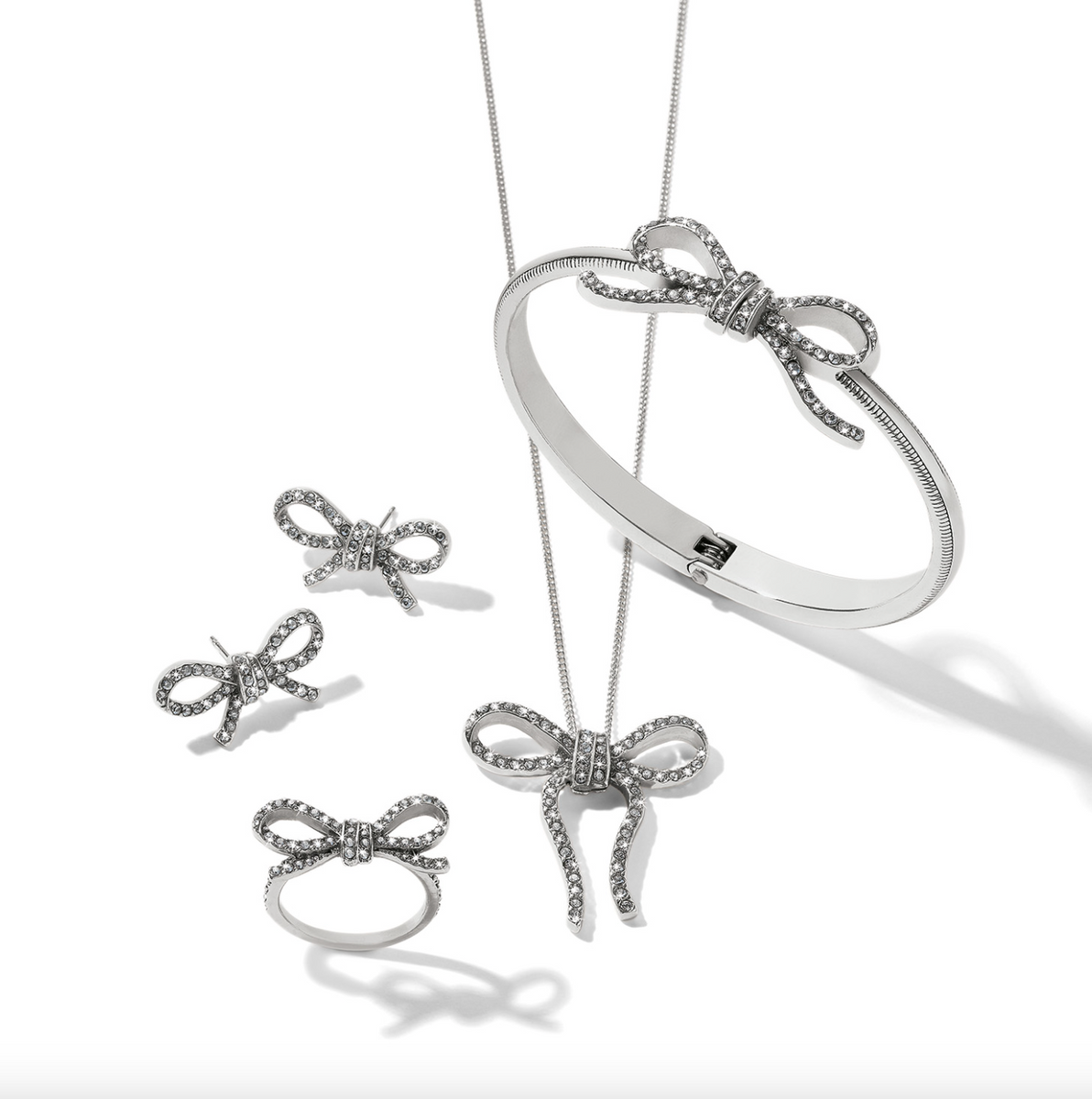 [Brighton] Illumina Bow Hinged Bangle main image 1