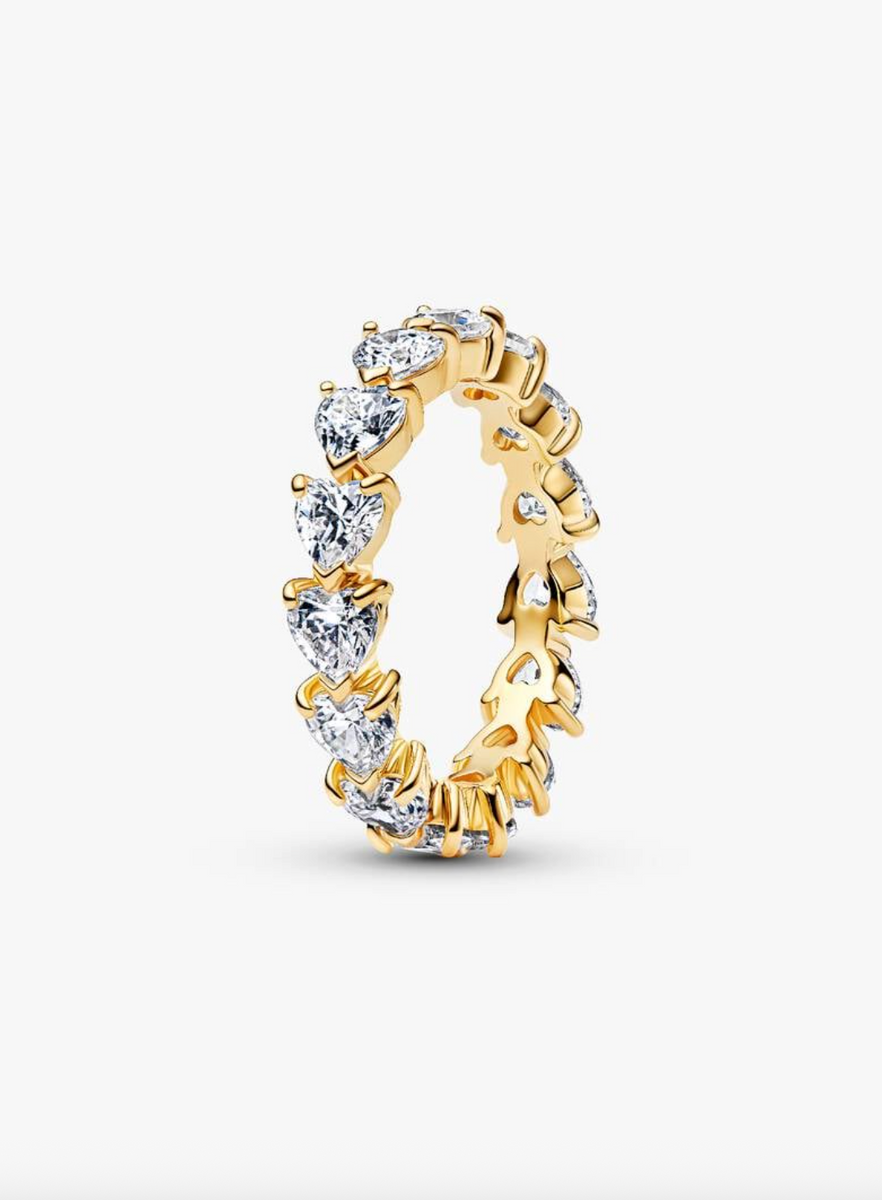 Band of Clear Hearts Ring　リング　ふわり Band of Clear Hearts Ring – Nini's Treasures