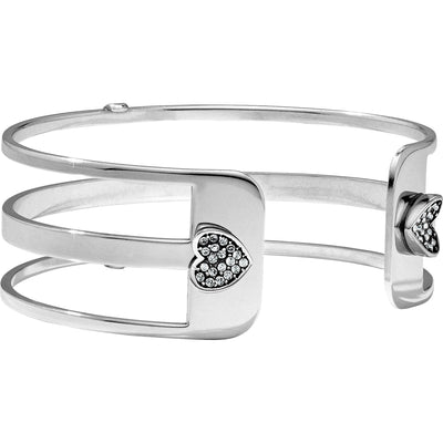 Christo Chara Heart Narrow Cuff Bracelet