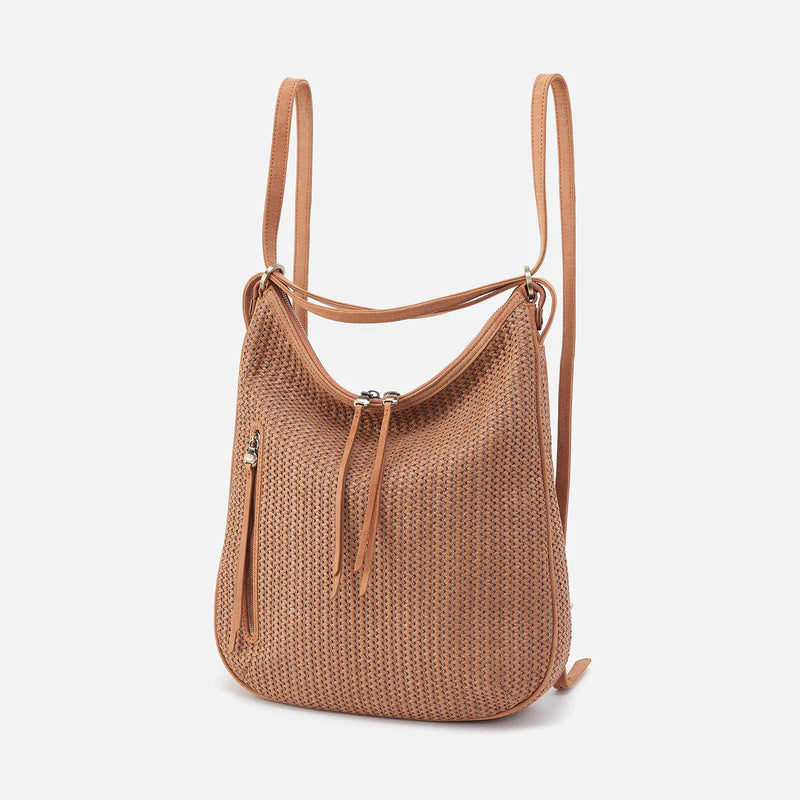 desel meri s バッグ bag Merrin Convertible Backpack | Raffia with Leather Trim – Nini's