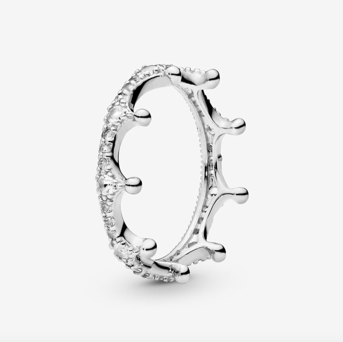 PANDORA : Sparkling Bow Crossover Ring - Annies Hallmark and