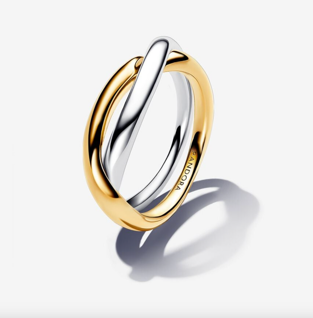 Two-tone Entwined Bands Ring – Nini's Treasures