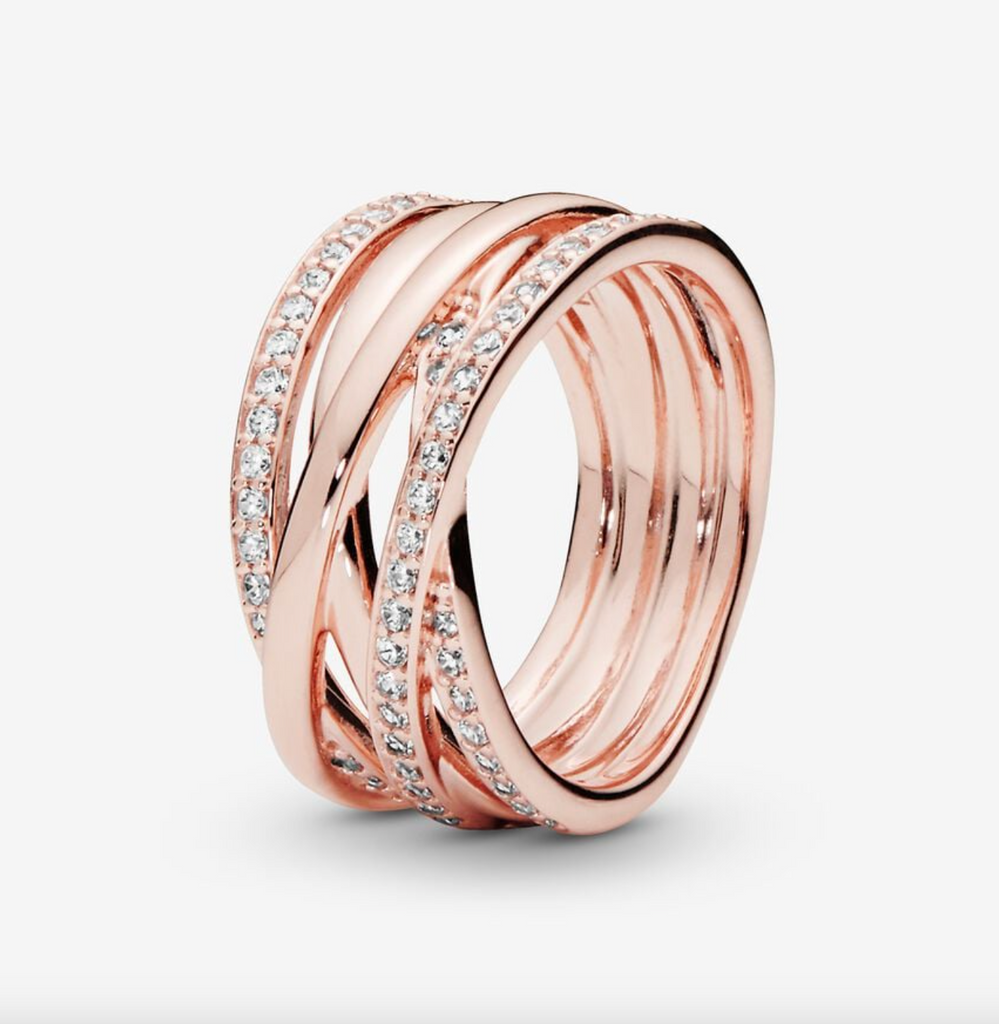 Sparkling & Polished Lines Ring – Nini's Treasures