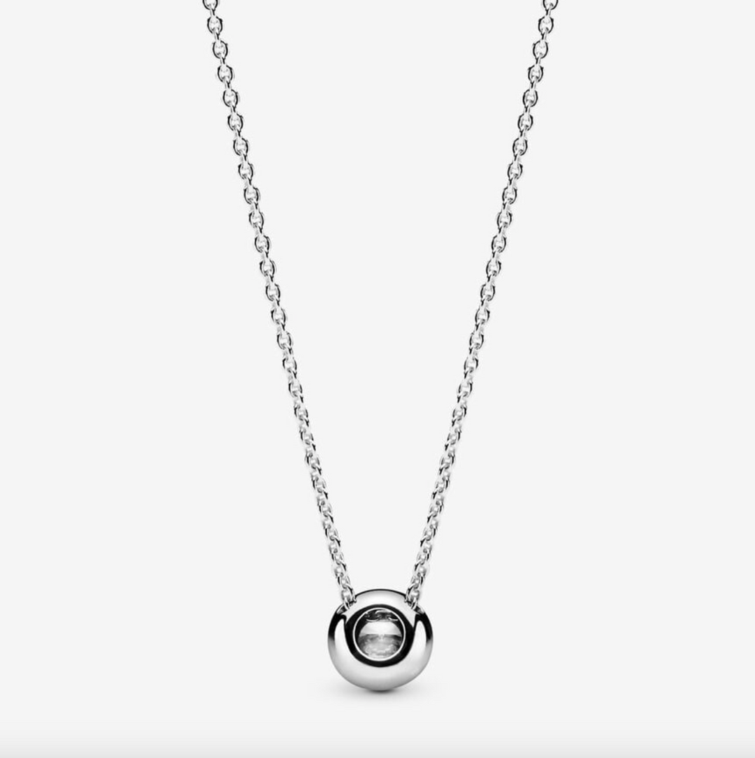 Round Sparkle Halo Necklace – Nini's Treasures
