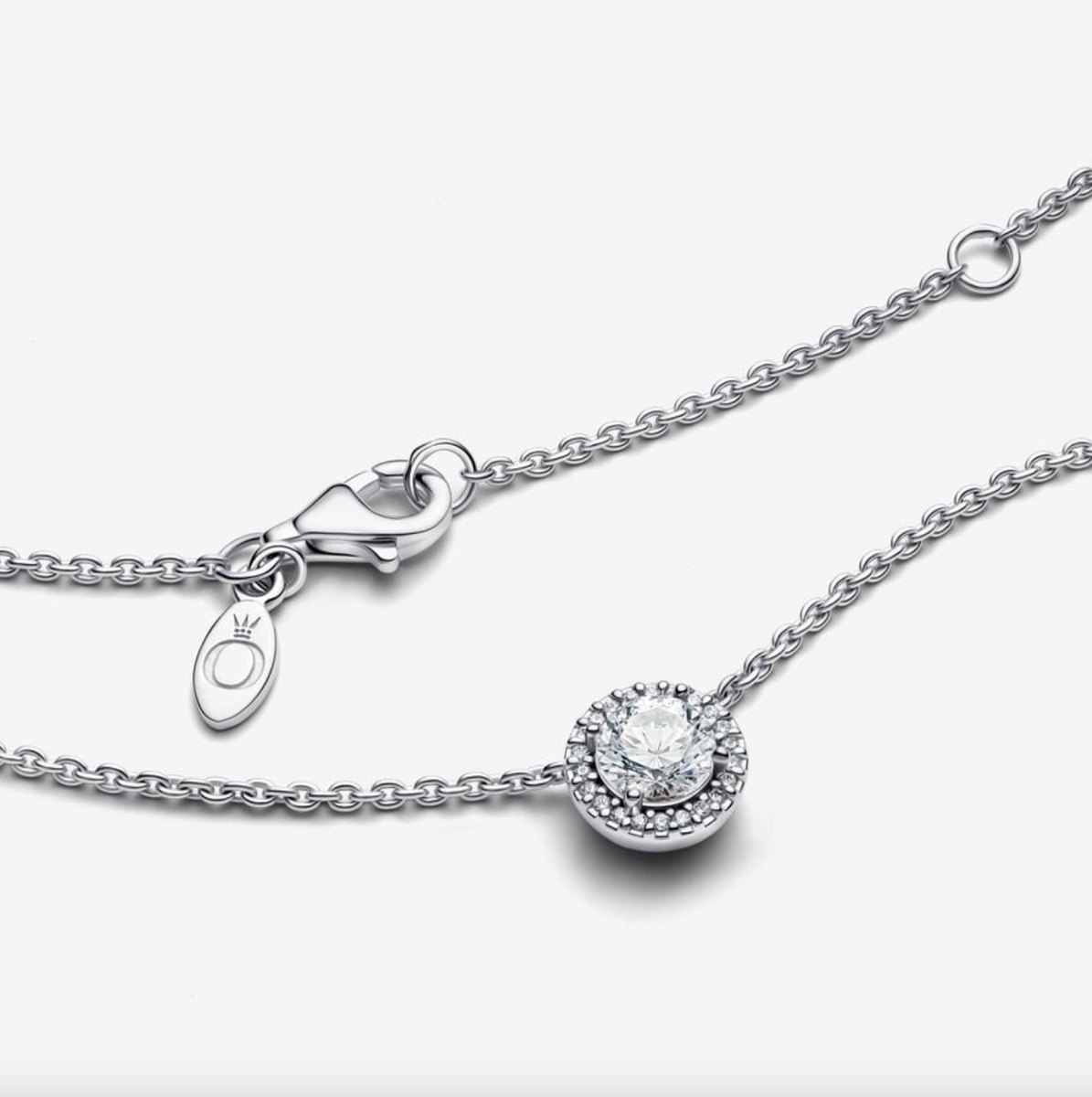 Round Sparkle Halo Necklace – Nini's Treasures