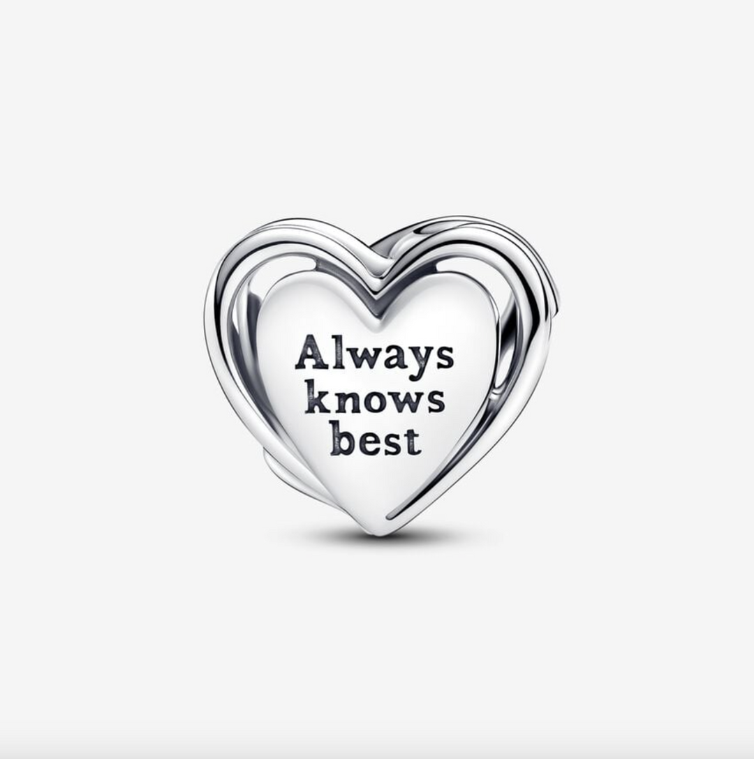 Openwork Mom & Heart Charm – Nini's Treasures