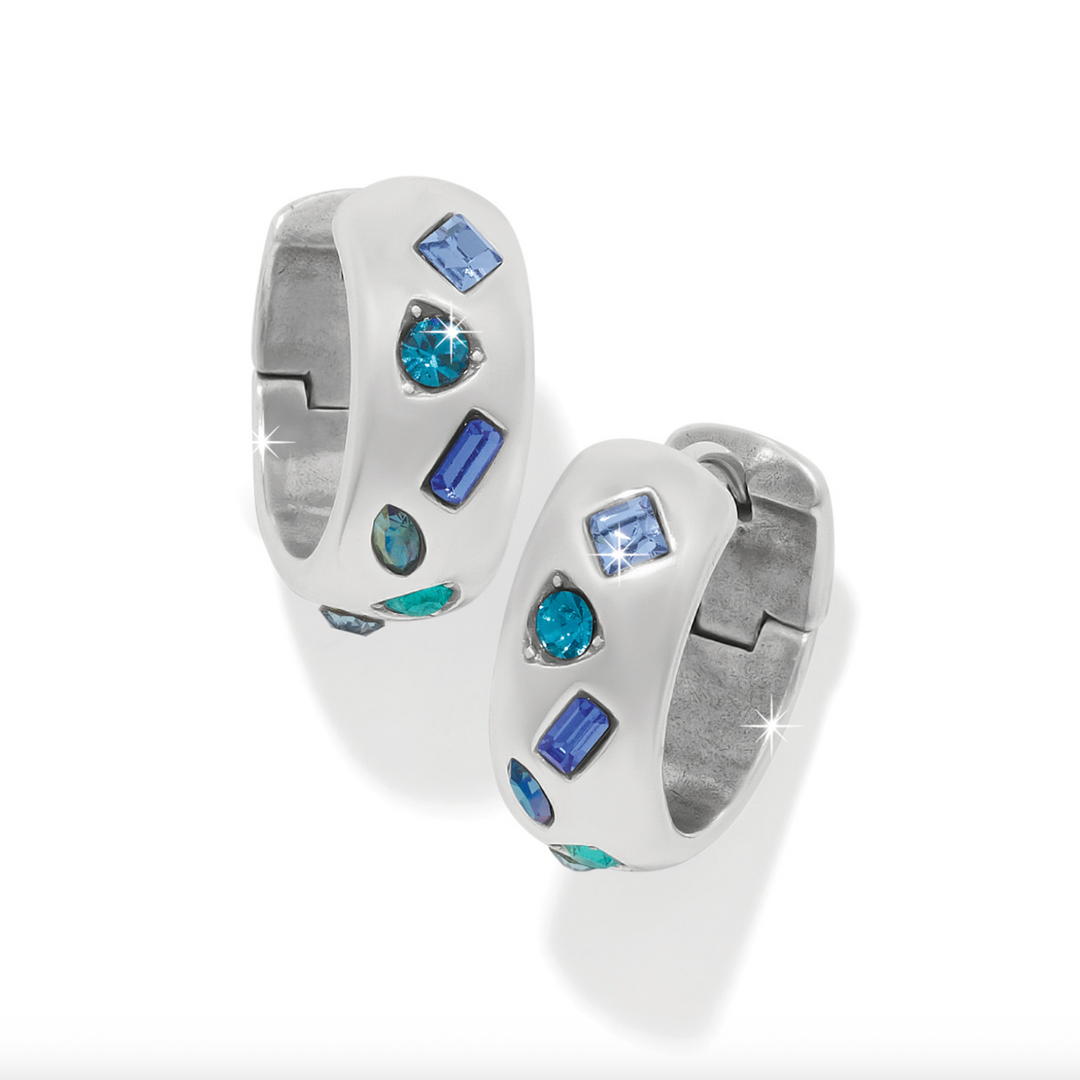 Orecchini Brighton Jubilee – Argento E Cristallo – Filo Francese – Nuovi Con Etichetta