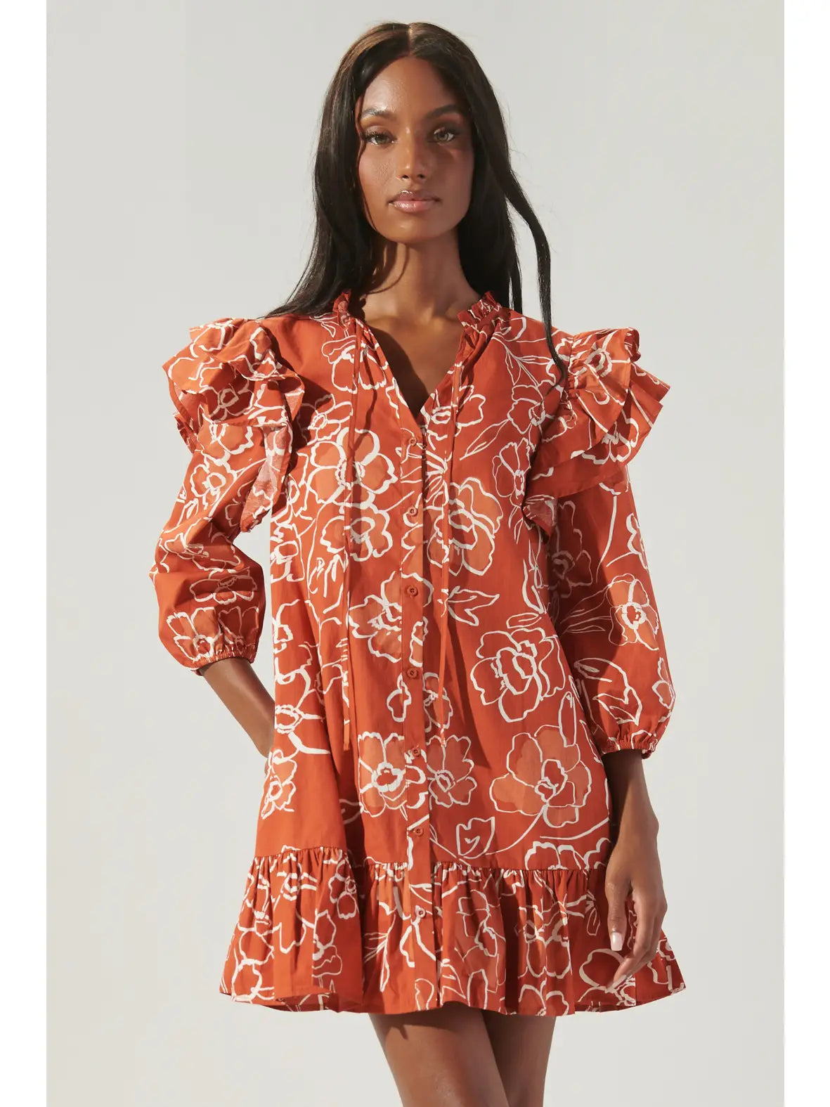 Sammy Marmalade Ruffle Drop Waist Dress Nini's Treasures Sammy Marmalade Ruffle Drop Waist Dress Nini's Treasures