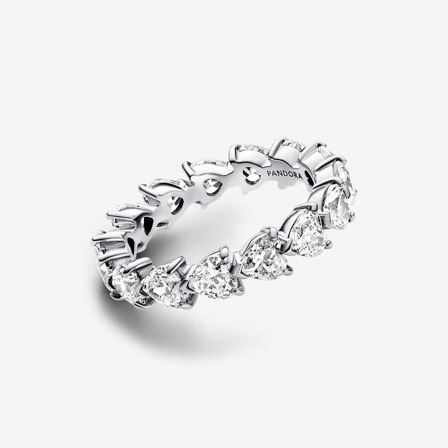 odul all heart eternity ring ホワイトトパーズ ホワイトトパーズ/gold) All heart full eternity ring