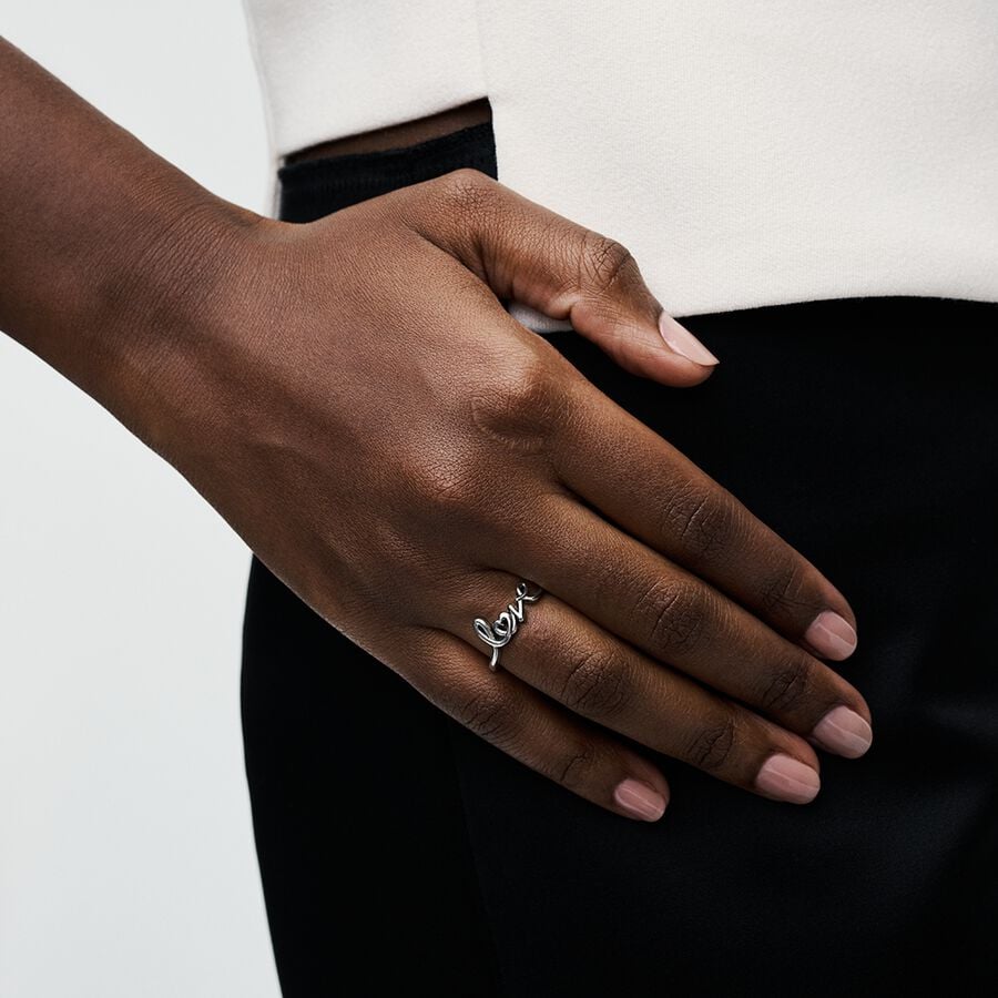 Handwritten Love Ring – Nini's Treasures
