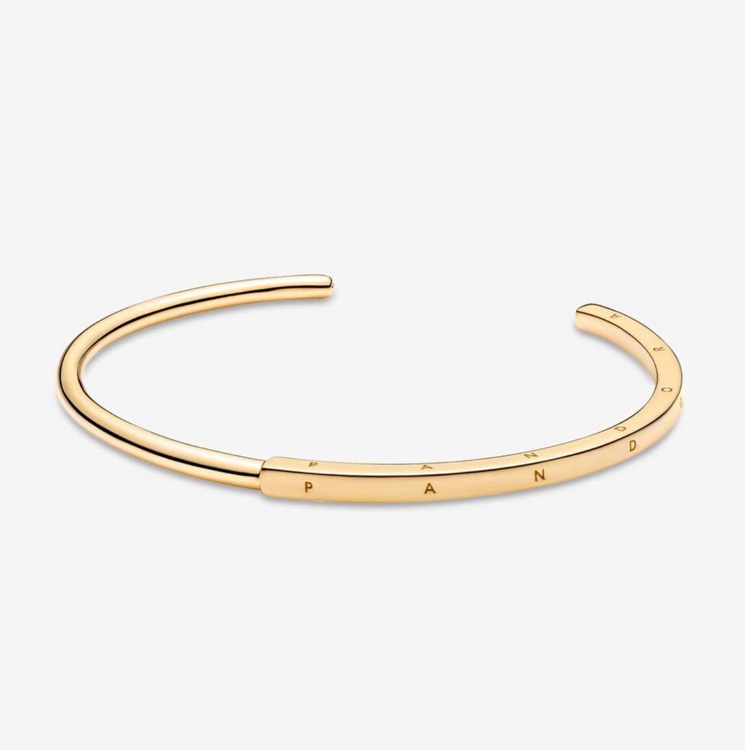 Pandora Signature I-D Open Bangle – Nini's Treasures