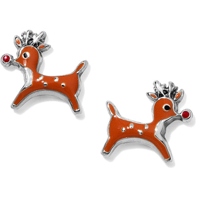 Santa's Reindeer Mini Post Earrings