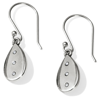 Contempo Ice Reversible Teardrop French Wire Earrings