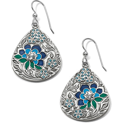 Journey To India Teardrop French Wire Earrings