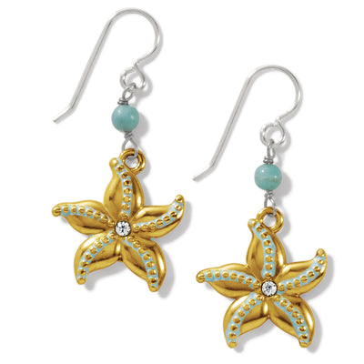 Paradise Cove Starfish French Wire Earrings