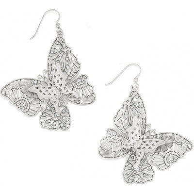 Lace Wings French Wire Earrings
