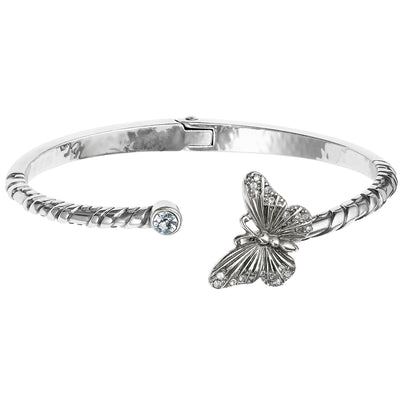 Solstice Butterfly Hinged Bangle