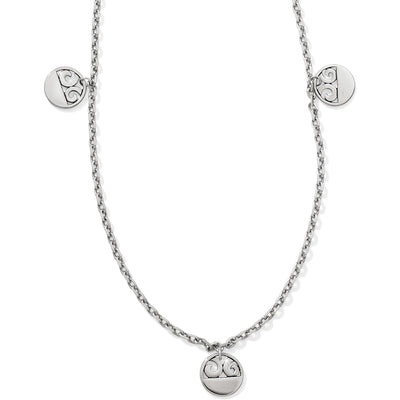 London Groove Disc Long Necklace