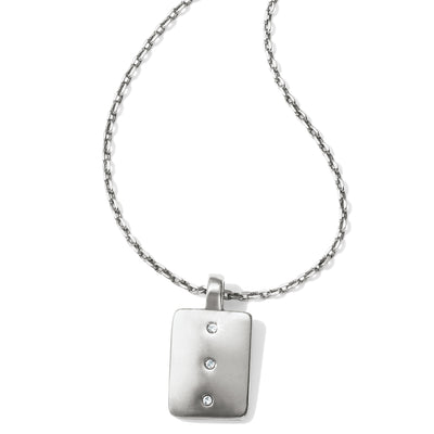 Contempo Ice Reversible Petite Tile Necklace