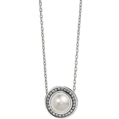 Chara Ellipse Pearl Short Necklace