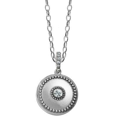 Twinkle Small Round Locket Necklace
