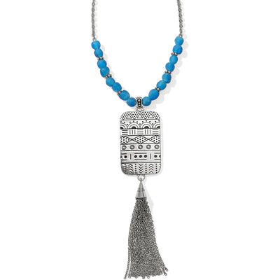 Africa Stories Etched Beaded Necklace