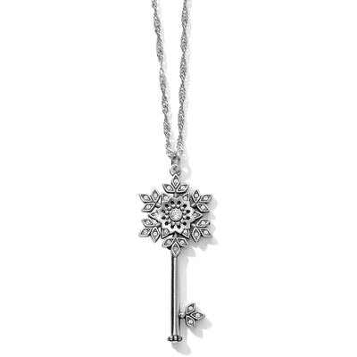 Glint Snowflake Key Necklace